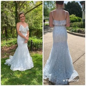 Long prom gown, size 4